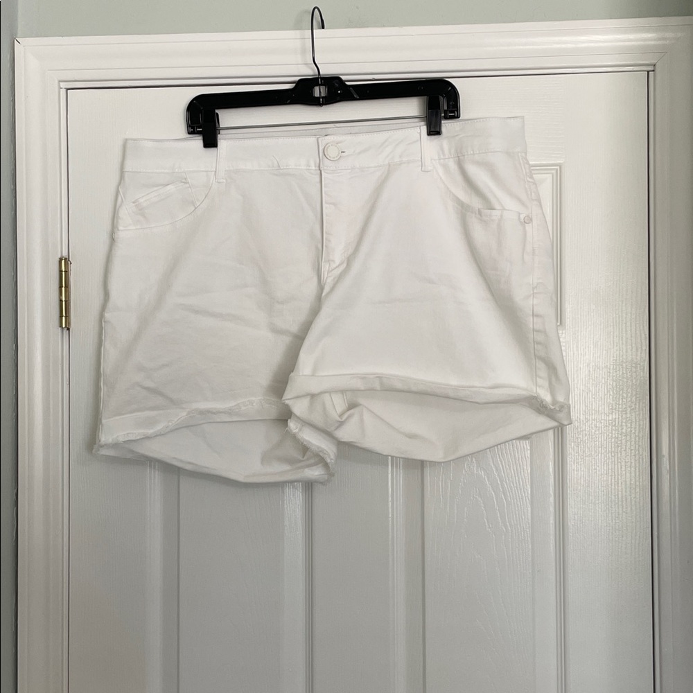 Wit & Wisdom White Denim Shorts